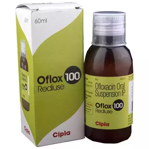 OFLOX 100MG REDIUSE ORAL SUSPENSION 60ML