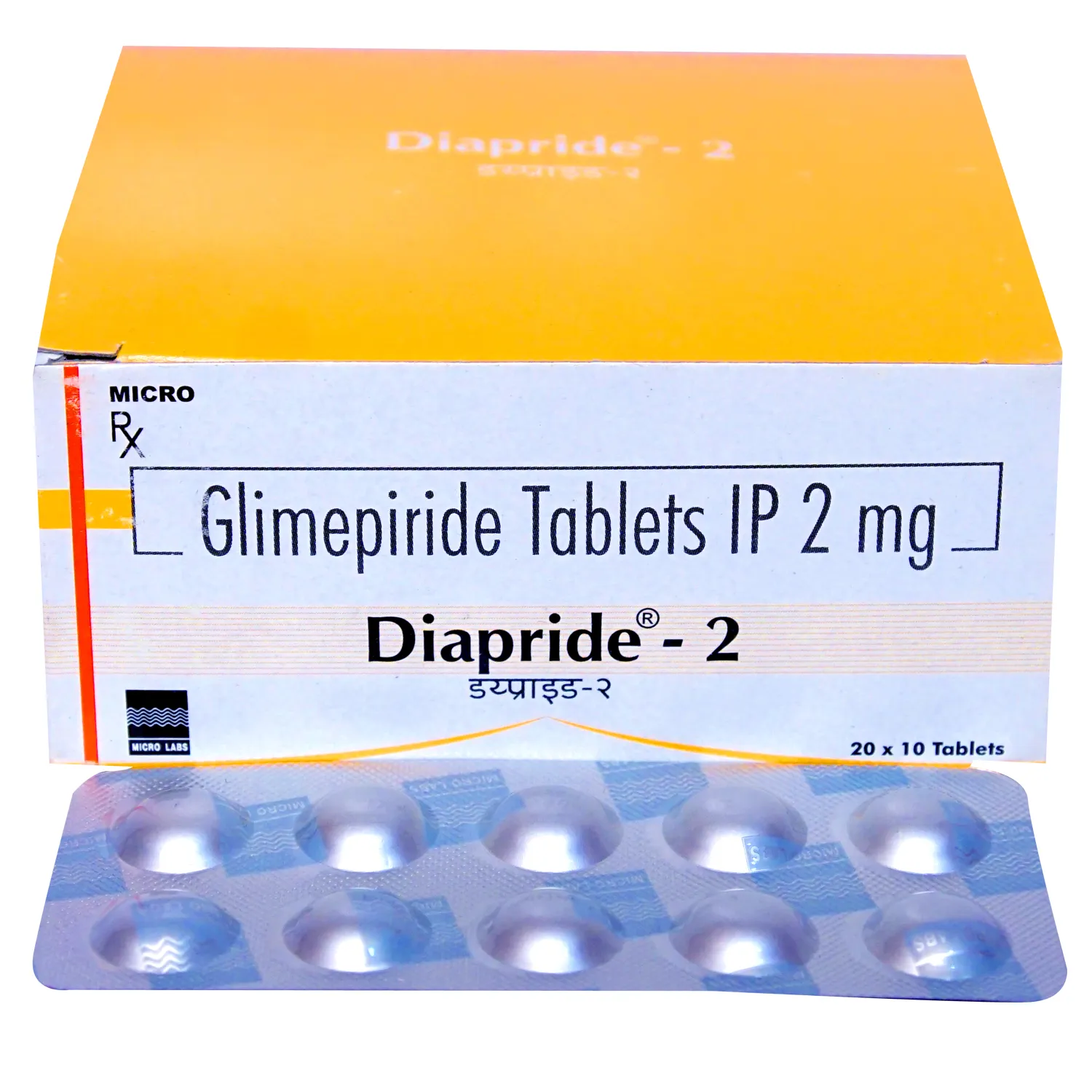 DIAPRIDE 2MG TABLET 10TAB
