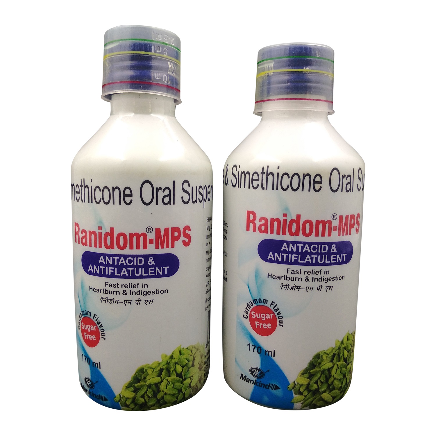 RANIDOM MPS ORAL SUSPENSION CARDAMOM SUGAR FREE 170ML