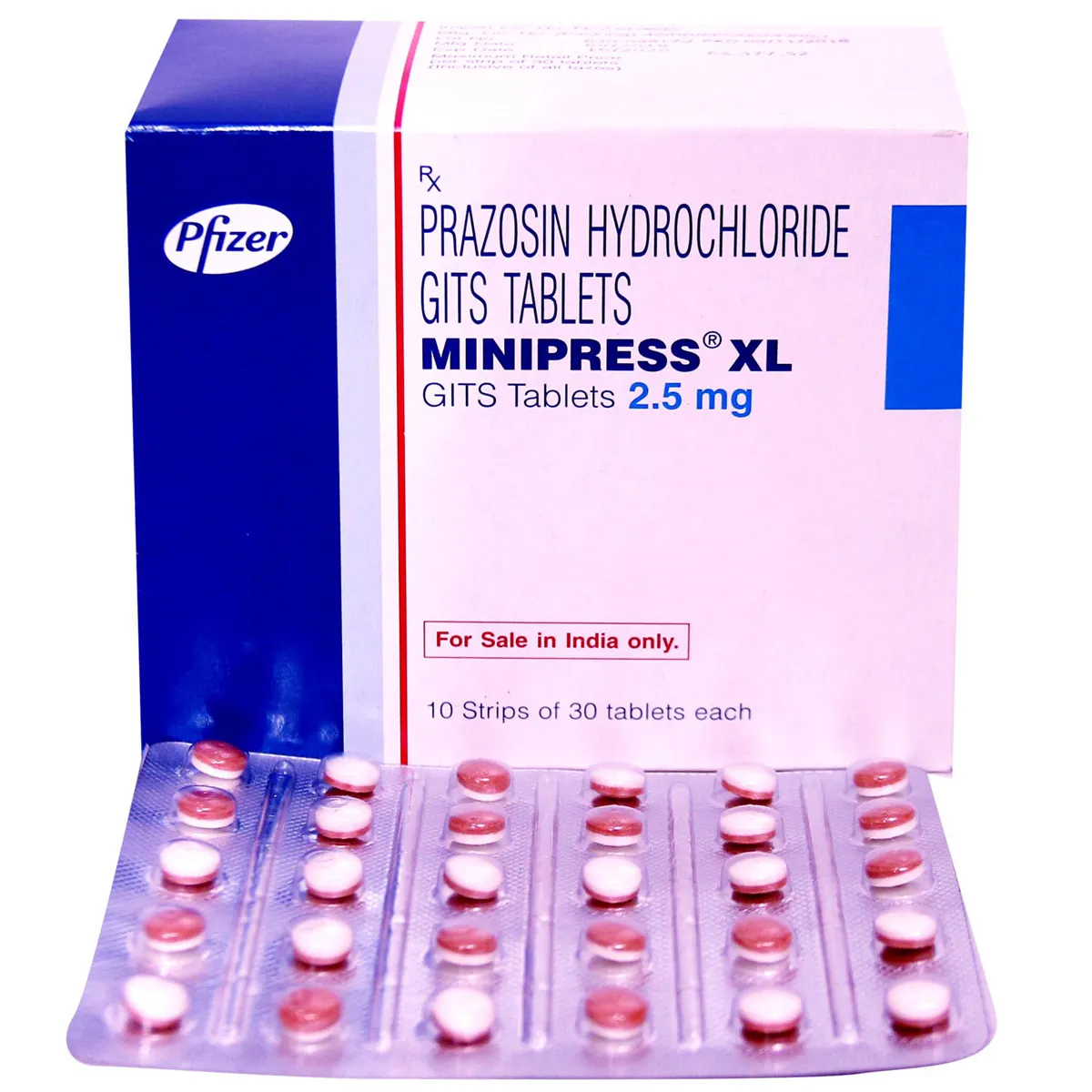 MINIPRESS XL 2.5MG TABLET 30TAB
