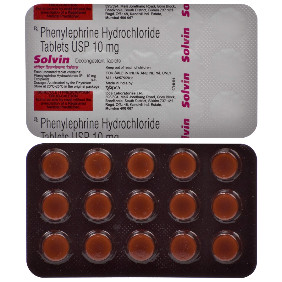 SOLVIN DECONGESTANT TABLET 15TAB