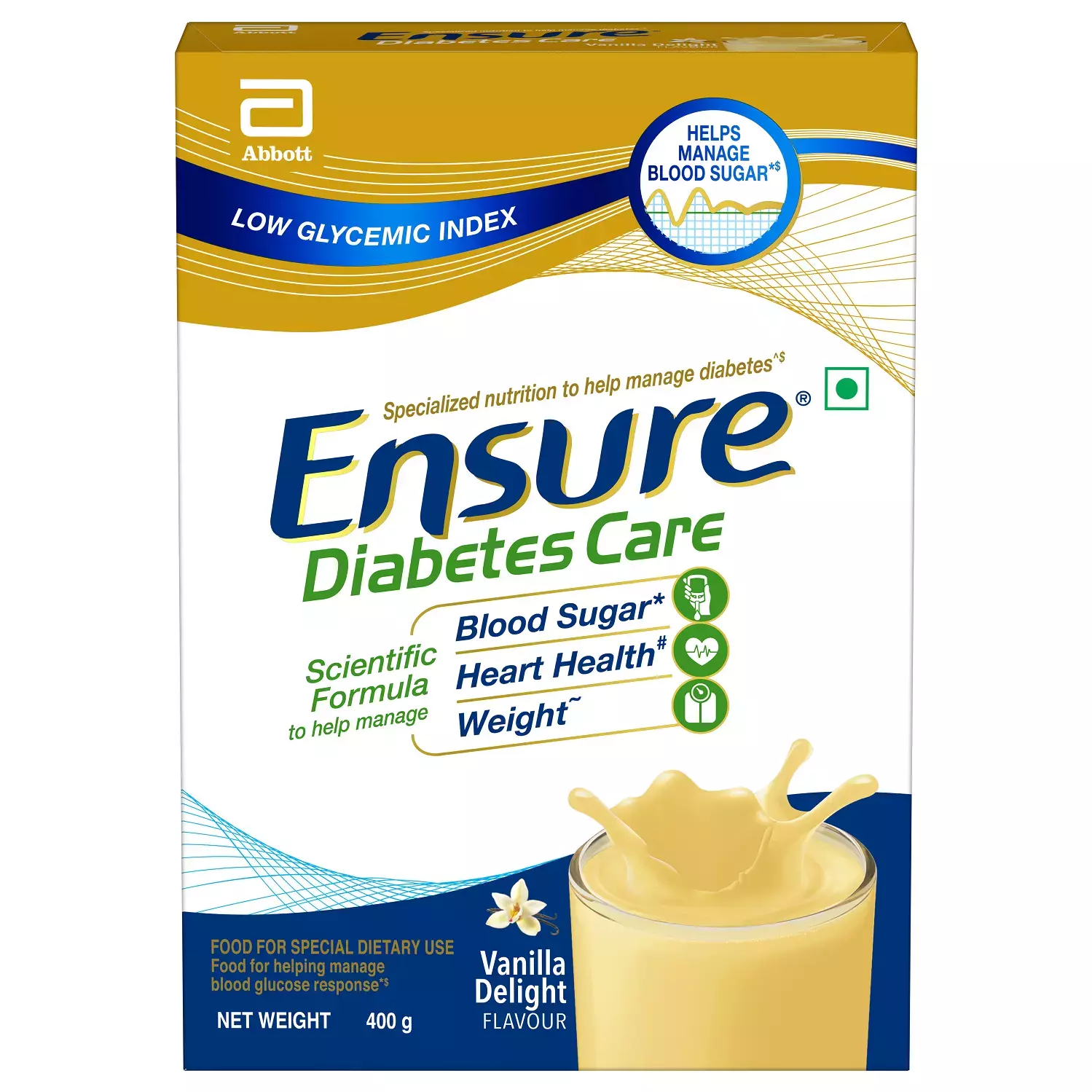 ENSURE DIABETES VANILLA 400GM