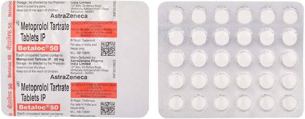 BETALOC 50MG TABLET 30TAB