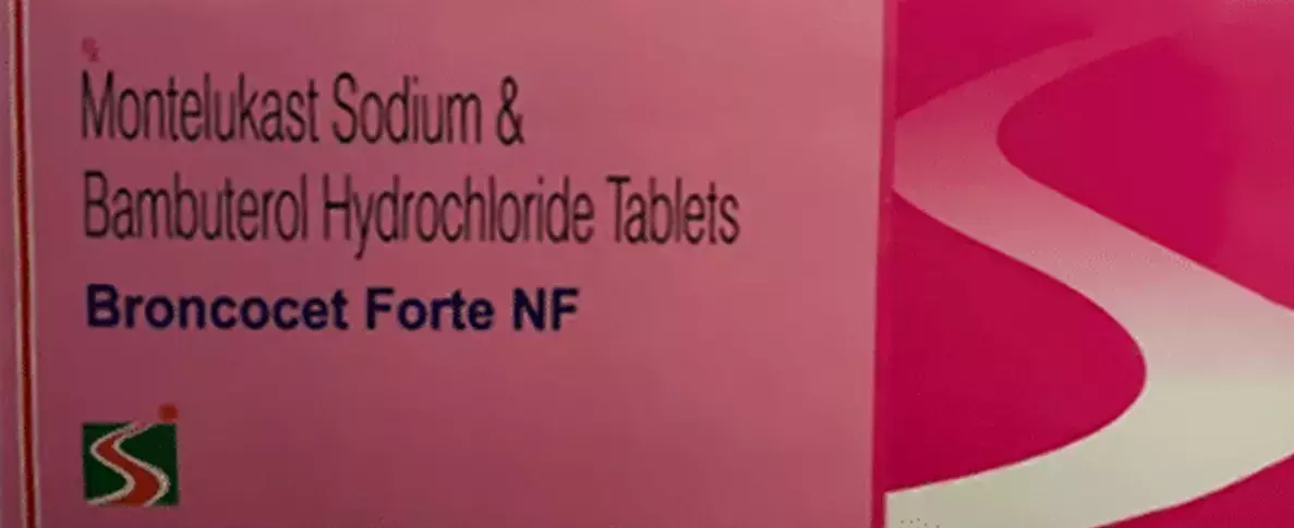 BRONCOCET FORTE NF TABLET 10TAB