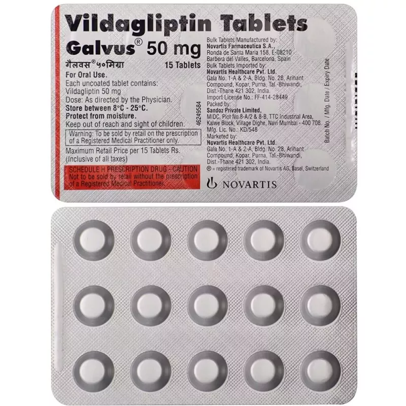 GALVUS 50MG TABLET 15TAB