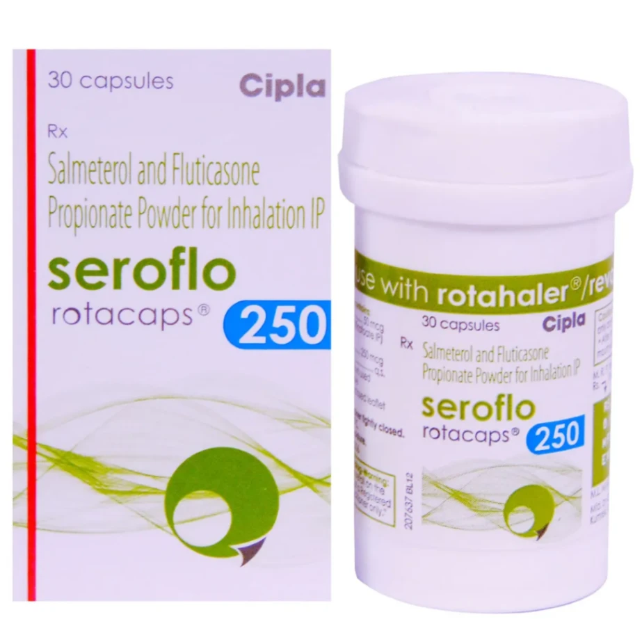 SEROFLO 250 ROTACAPS 30CAP