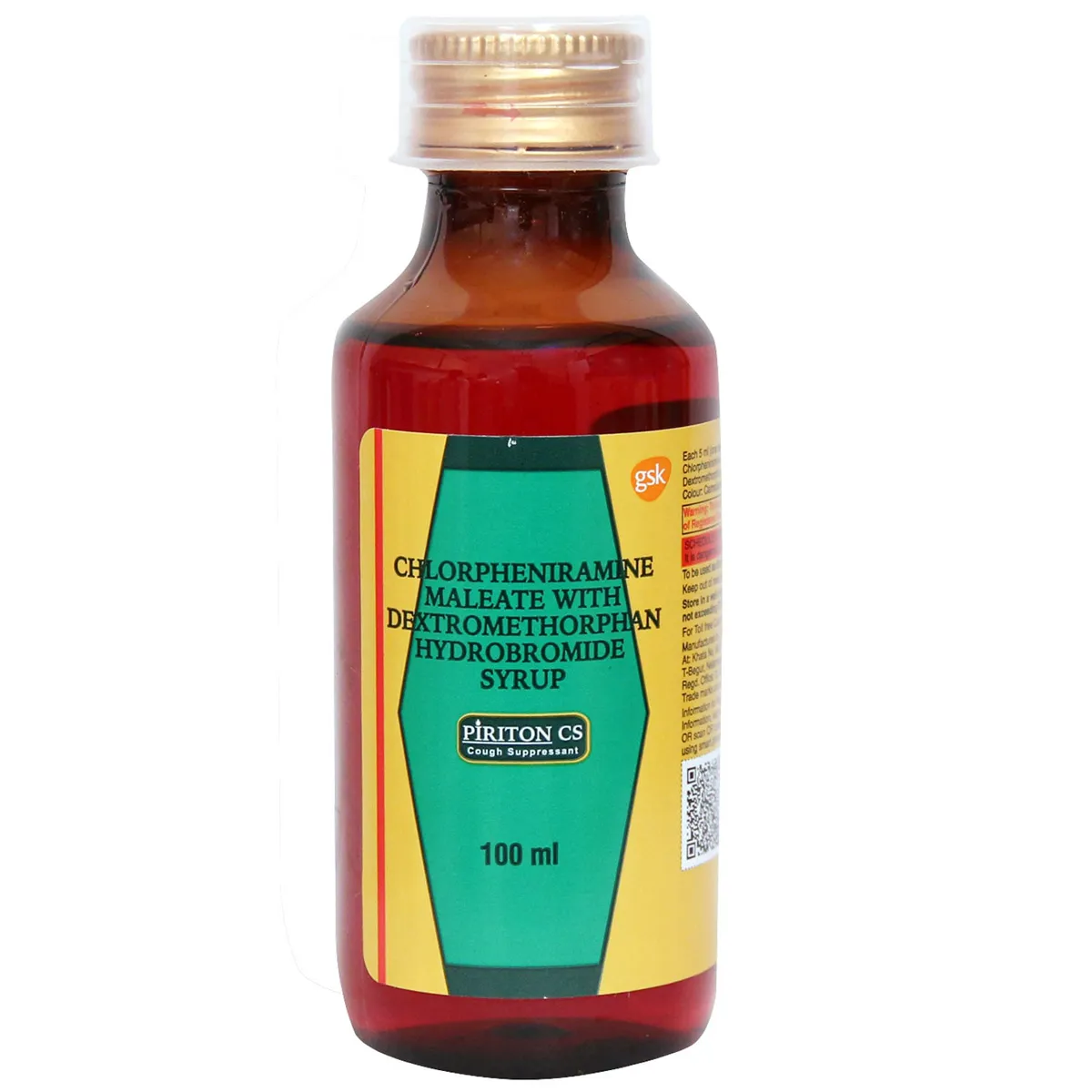 PIRITON CS SYRUP 100ML