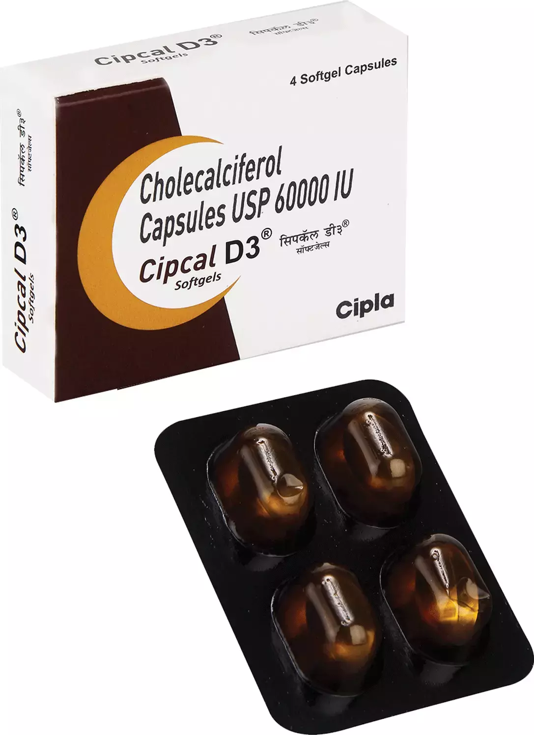 CIPCAL D3 SOFTGEL CAPSULE 4CAP