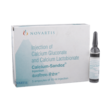 CALCIUM SANDOZ 10ML INJECTION 5AMPOULE