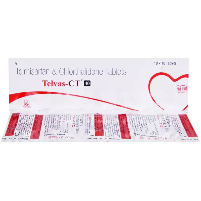 TELVAS-CT 40 TABLET 10TAB
