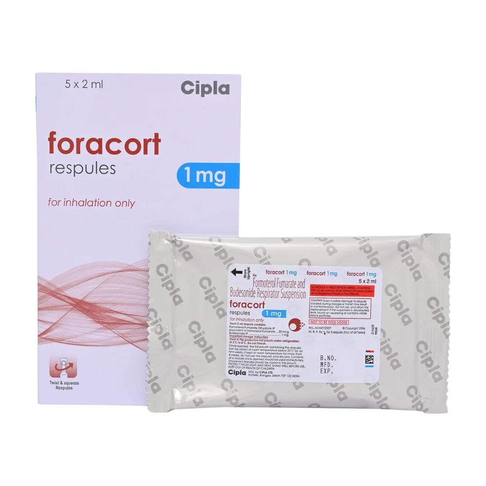 FORACORT 1MG RESPULES 20ML