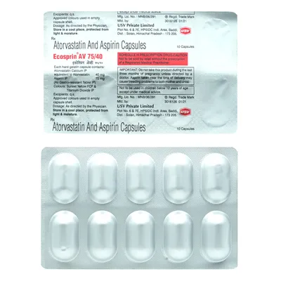 ECOSPRIN AV 75/40 CAPSULE 10CAP